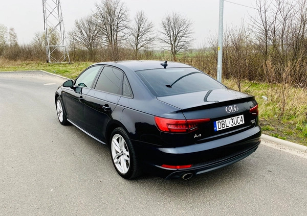 Audi A4 cena 78500 przebieg: 151000, rok produkcji 2017 z Bolesławiec małe 301